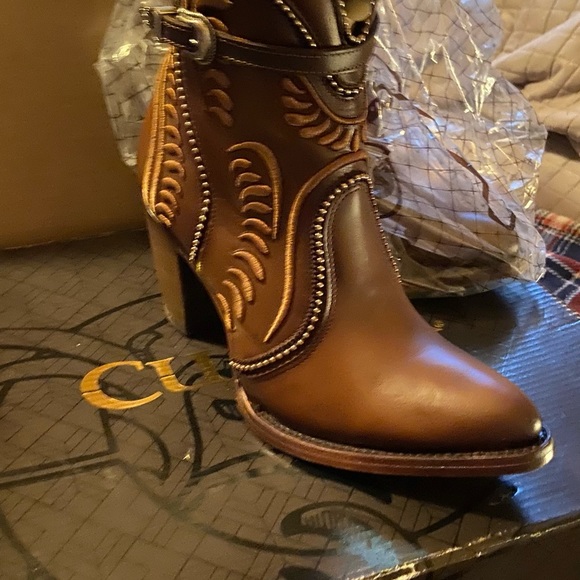 Gorgeus ♥️ CUADRA cowgirl boots embroided and 100% fine leather! Size 8.5 - Picture 3 of 10